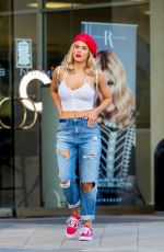 CJ LANA PERRY in Ripped Jeans Out and About in Los Angelese 12/04/2017
