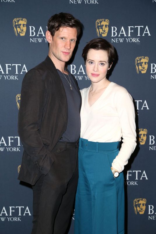 CLAIRE FOY at The Crown Bafta Screening in New York 12/03/2017