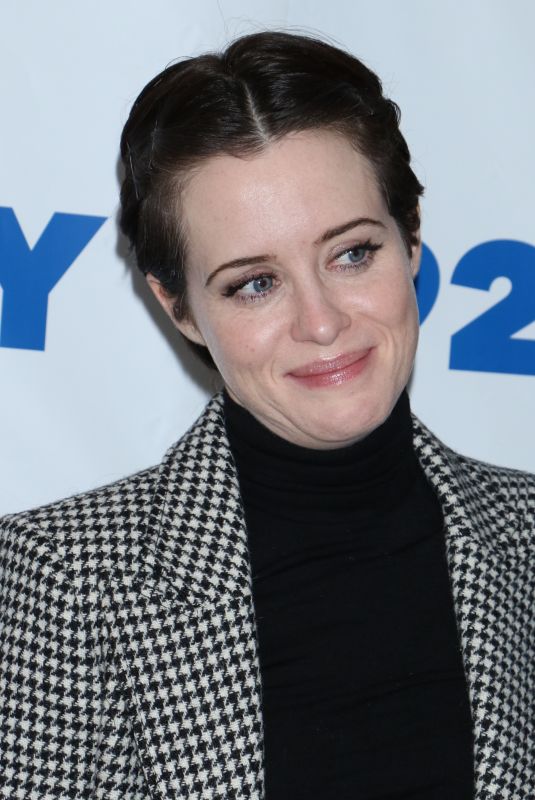 CLAIRE FOY at The Crown Screening in New York 12/04/2017