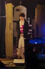 CLAIRE FOY on the Set of First Man in Atlanta 12/02/2017