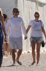 CLAIRE HOLT at a Beach in Miami 12/02/2017