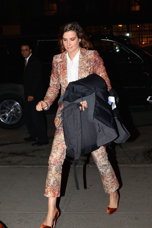COBIE SMULDERS Arrives at Bowery Hotel in New York 12/13/2017