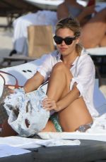 CONSTANCE CARACCIOLO in Bikini at a Beach in Miami 12/07/2017