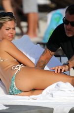 CONSTANCE CARACCIOLO in Bikini at a Beach in Miami 12/07/2017