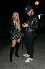 CORINNE OLYMPIOS Night Out in West Hollywood 12/16/2017
