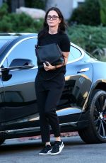 COURTENEY COX Out for Lunch at Nate
