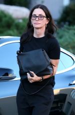 COURTENEY COX Out for Lunch at Nate