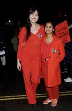 DAISY LOWE at #freeperiods Protest in London 12/20/2017
