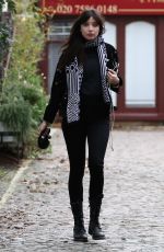 DAISY LOWE Out and About in Primrose Hill 12/30/2017