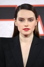 DAISY RIDLEY at Star Wars: The Last Jedi Photocall in London 12/13/2017