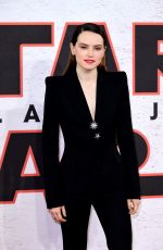 DAISY RIDLEY at Star Wars: The Last Jedi Photocall in London 12/13/2017