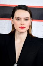 DAISY RIDLEY at Star Wars: The Last Jedi Photocall in London 12/13/2017