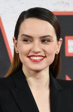 DAISY RIDLEY at Star Wars: The Last Jedi Photocall in London 12/13/2017