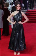 DAISY RIDLEY at Star Wars: The Last Jedi Premiere in London 12/12/2017