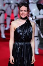 DAISY RIDLEY at Star Wars: The Last Jedi Premiere in London 12/12/2017
