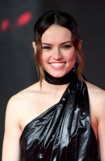 DAISY RIDLEY at Star Wars: The Last Jedi Premiere in London 12/12/2017