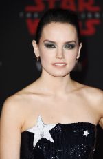 DAISY RIDLEY at Star Wars: The Last Jedi Premiere in Los Angeles 12/09/2017