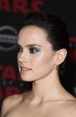DAISY RIDLEY at Star Wars: The Last Jedi Premiere in Los Angeles 12/09/2017