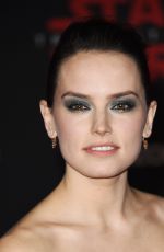 DAISY RIDLEY at Star Wars: The Last Jedi Premiere in Los Angeles 12/09/2017