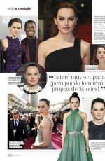 DAISY RIDLEY in Glamour Magazine, January 2018 Issue