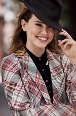 DAISY RIDLEY in Glamour Magazine, January 2018 Issue
