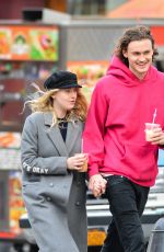 DAKOTA FANNING and Henary Frye Out in New York 12/19/2017