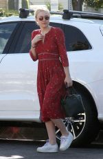 DAKOTA FANNING and Henry Frye Out for Lunch in Studio City 12/30/2017