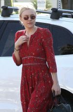 DAKOTA FANNING and Henry Frye Out for Lunch in Studio City 12/30/2017