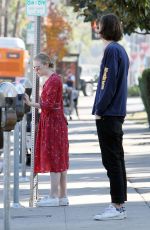 DAKOTA FANNING and Henry Frye Out for Lunch in Studio City 12/30/2017