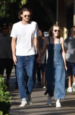 DAKOTA FANNING and Henry Frye Out in Los Angeles 12/28/2017