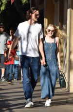 DAKOTA FANNING and Henry Frye Out in Los Angeles 12/28/2017