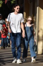 DAKOTA FANNING and Henry Frye Out in Los Angeles 12/28/2017