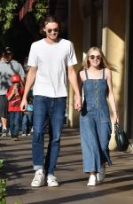 DAKOTA FANNING and Henry Frye Out in Los Angeles 12/28/2017