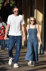 DAKOTA FANNING and Henry Frye Out in Los Angeles 12/28/2017