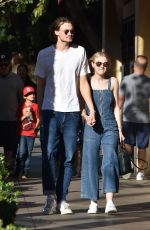 DAKOTA FANNING and Jamie Strachan Out in Los Angeles 12/28/2017