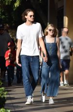 DAKOTA FANNING and Jamie Strachan Out in Los Angeles 12/28/2017