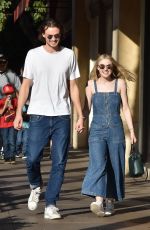 DAKOTA FANNING and Jamie Strachan Out in Los Angeles 12/28/2017