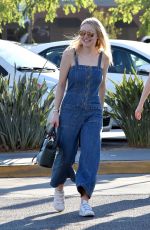 DAKOTA FANNING and Jamie Strachan Out in Los Angeles 12/28/2017