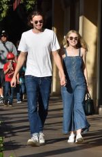 DAKOTA FANNING and Jamie Strachan Out in Los Angeles 12/28/2017