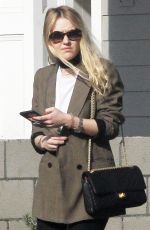 DAKOTA FANNING Leaves Her Home in Los Angeles 12/20/2017