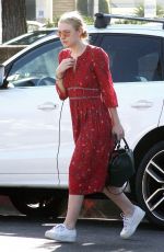 DAKOTA FANNING Out for Lunch in Studio City 12/30/2017