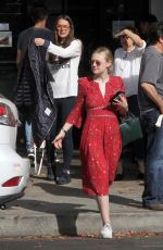 DAKOTA FANNING Out for Lunch in Studio City 12/30/2017
