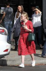 DAKOTA FANNING Out for Lunch in Studio City 12/30/2017