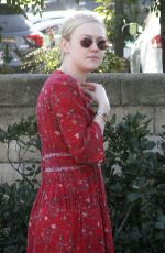 DAKOTA FANNING Out for Lunch in Studio City 12/30/2017
