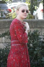 DAKOTA FANNING Out for Lunch in Studio City 12/30/2017