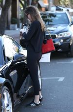 DAKOTA JOHNSON at Alfred Coffee and Violet Grey in West Hollywood 12/13/2017
