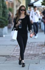 DAKOTA JOHNSON at Alfred Coffee and Violet Grey in West Hollywood 12/13/2017