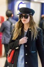 DAKOTA JOHNSON at Heathrow Airport in London 12/14/2017