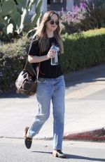 DAKOTA JOHNSON Out and About in Hollywood 12/07/2017