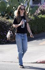 DAKOTA JOHNSON Out and About in Hollywood 12/07/2017